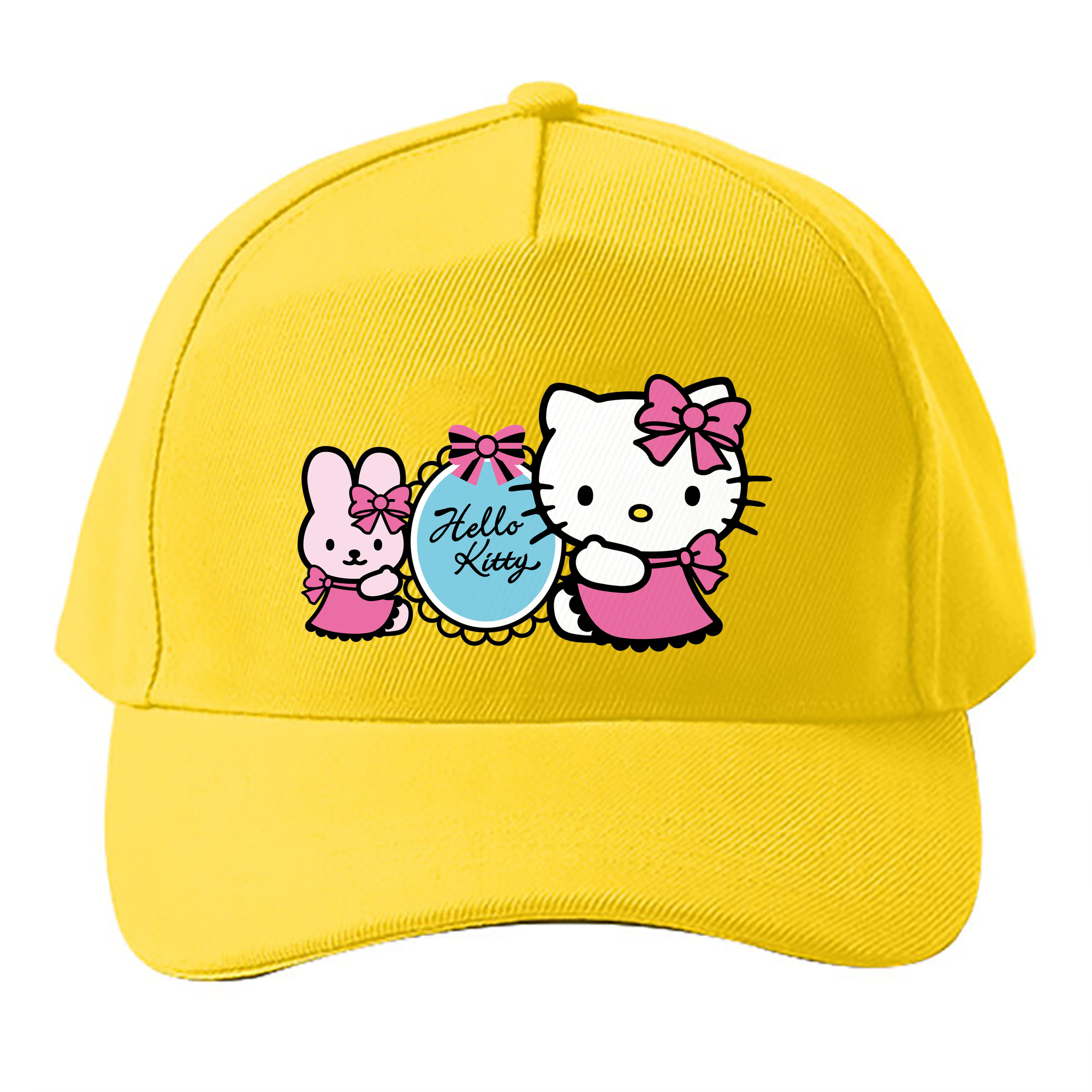 （画像用） Hello Kitty ハローキティ ベースボールキャップ 綿100％ 男女兼用 帽子 スポーツ